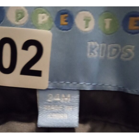 wippette Childrens size 24M Black Insulated Snow Bib Overalls Adjustable Straps - Picture 6 of 7